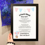 Personalised New Baby Gift Print Special Poem, thumbnail 2 of 4