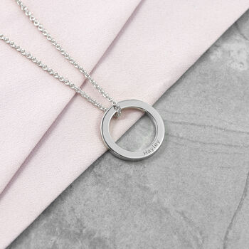Personalised Family Ring Necklace, 9 of 9