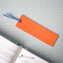 Personalised Leather Bookmark For Teachers, thumbnail 9 of 11