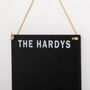 Personalised Hanging Family Chalkboard, thumbnail 6 of 7