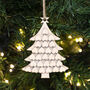 Glitter Christmas Tree Wooden Craft Kit, thumbnail 2 of 2