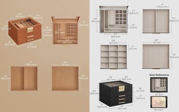 Multi Layer Jewellery Organiser Box Case With Drawers, 2 of 8