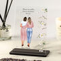 Personalised Mum Daughter Acrylic Keepsake Plaque, thumbnail 1 of 6