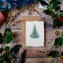 Wonderful Christmas Cotton Rag Christmas Cards, thumbnail 2 of 4