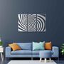 3D Wooden Spiral Wall Art Optical Illusion Decor, thumbnail 1 of 10