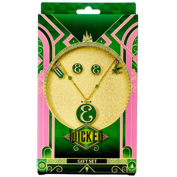 Wicked Elphaba Necklace And Stud Earrings Gift Set, 2 of 2