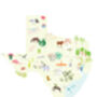 Texas State Map USA Art Print, thumbnail 3 of 3