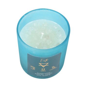 Earth Element Sandalwood Crystal Chip Candle, 3 of 4