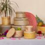 Woven Straw Black Pattern Circular Placemats, thumbnail 7 of 7