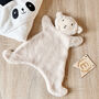 Personalised Soft Teddy Bear And Sheep Comforter For Newborn, thumbnail 5 of 12