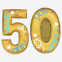 Hand Iced 50th Birthday Biscuit, thumbnail 3 of 3