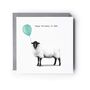 Happy Birthday To Ewe Sheep Card, thumbnail 3 of 6