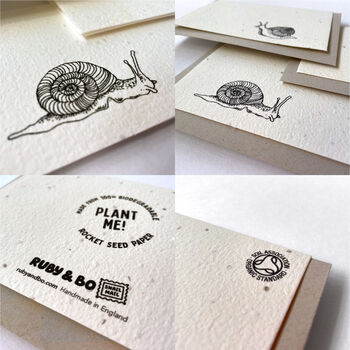 Snail Mail Plantable Card, 5 of 8