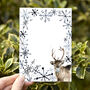 Inky Reindeer Christmas Postcards, thumbnail 3 of 5
