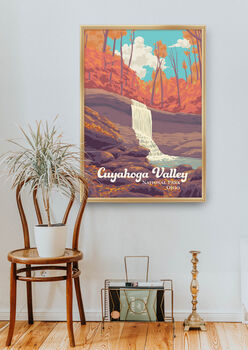 Cuyahoga Valley National Park USA Travel Poster Print, 5 of 8