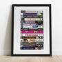 33rd Birthday Personalised Print, Films Of 1991, thumbnail 3 of 9