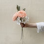 Peony And Windflower Paper Flower Bouquet, thumbnail 1 of 6