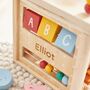 Personalised Colourful Wooden Activity Cube 12m+, thumbnail 5 of 5