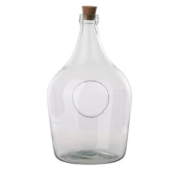 Five Litre Clear Open Terrarium Recycled Glass Planter, 3 of 5