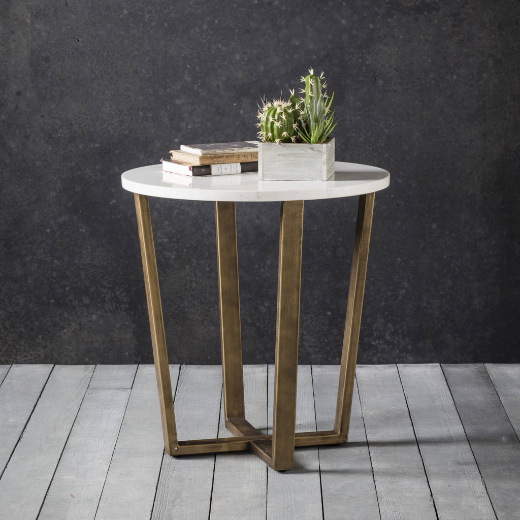 Marble Occasional Table, 1 of 2
