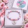 Personalised Granddaughter Bracelet Birthday Gift Keepsake, thumbnail 1 of 12