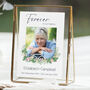 Funeral Sign With Pink And Green Florals, thumbnail 1 of 4