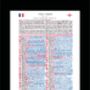 France V England, Six Nations 2024. Rugby Commentary Sheets, thumbnail 1 of 4