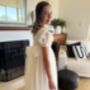 Josephine In Ivory White Flower Girl Or Communion Dress, thumbnail 5 of 7