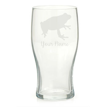 Personalised Frog Engraved Glass, 2 of 6