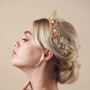 Antique Gold Crown Coraline, 8 of 12