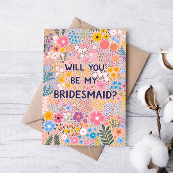 Will You Be My Bridesmaid Card, Bridesmaid Proposal, 2 of 3