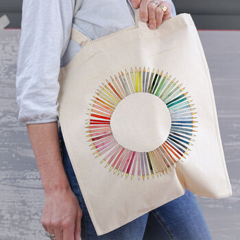 Personalised Crayon Wheel Tote Bag, 4 of 5