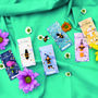 Set Of Six Bee Themed Fabric Worry Dolls, thumbnail 1 of 2