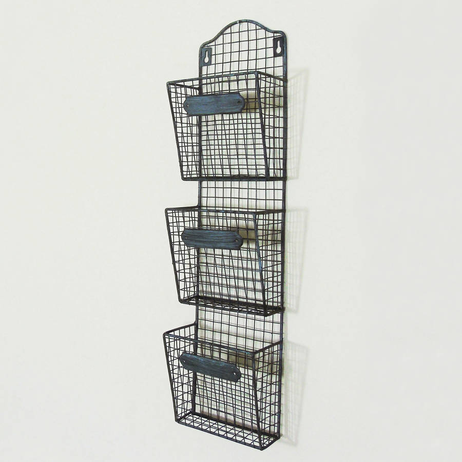 Industrial Wire Wall Rack By The Den & Now