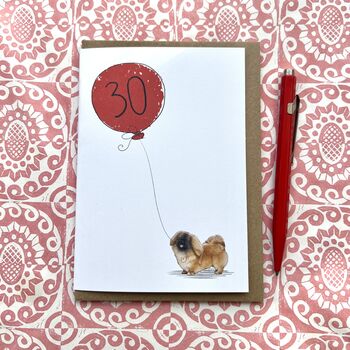 Pekingese Birthday Card, 4 of 10