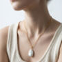 Shinju Gold Real Baroque Freshwater Pearl Pendant, thumbnail 2 of 5