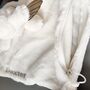 Personalised White Plush Lamb Pocket Comforter Blanket, thumbnail 4 of 8