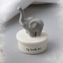 Ceramic 'My Tooth Box' Elephant Keepsake Trinket, thumbnail 1 of 4