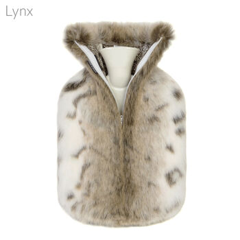 Faux Fur Hot Water Bottle. Available In Two Sizes, 8 of 10