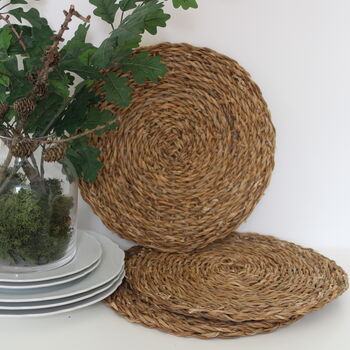 Set Of Six Sea Grass Placemats, 3 of 4