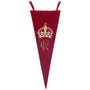 Souvenir Coronation Pennant In Embroidered Pure Wool, thumbnail 4 of 7