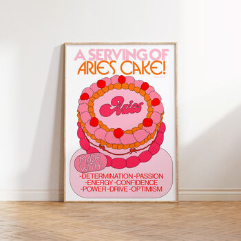 Aries Cake Print, 2 of 4