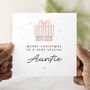 Present Auntie Christmas Card, thumbnail 1 of 3