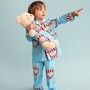 Pop Joy Boys Pyjama Set With Matching Teddy Bear, thumbnail 1 of 5
