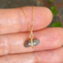 Natural Rough Diamond Necklace In 18k Yellow Gold, thumbnail 2 of 5