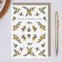 Yellow French Floral Happy Mother's Day Card, thumbnail 1 of 2