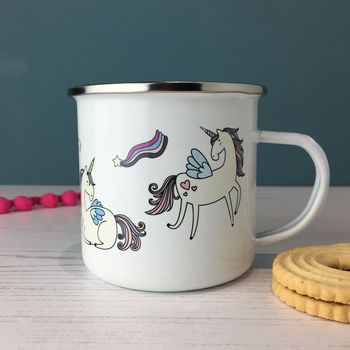 Unicorn Enamel Mug, 5 of 5