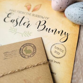 Personalised Letter From The Easter Bunny With Wax Seal, 4 of 8