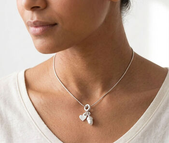 Pewter Acorn 'Strength' Necklace Sympathy Gift, 4 of 7