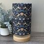 Indigo William Morris Mini Scale Strawberry Thief Patterned Lampshades, thumbnail 6 of 9